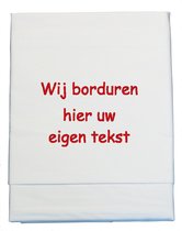 Wieglaken met uw eigen tekst