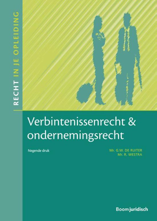 Recht in je opleiding  -   Verbintenissenrecht & onderneming ... - cover