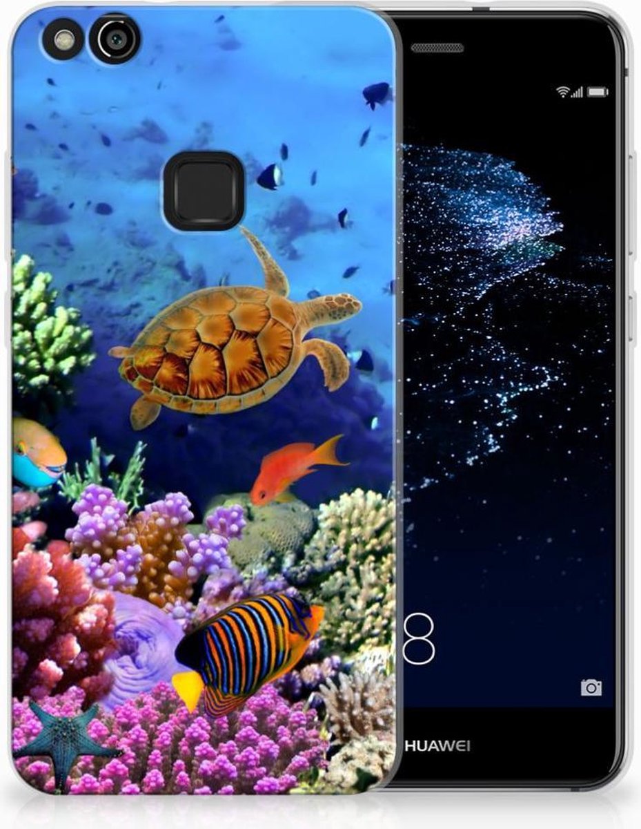 Huawei P10 Lite TPU Hoesje Vissen