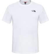 The North Face SS Redbox Tee Heren Outdoorshirt - TNF White - Maat L