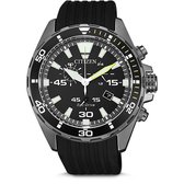 Citizen  AT2437-13E Horloge - Rubber - Zwart - Ø 43 mm