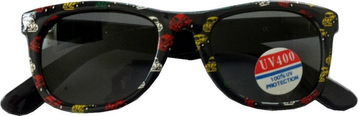 Fako Fashion® - Zonnebril - Automotief - Zwart/Kleur