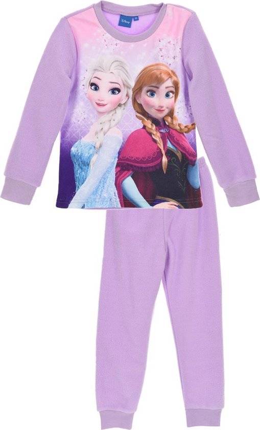 Pijler vasthouden Baffle Frozen fleece pyjama maat 104 | bol.com