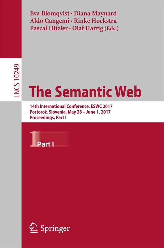 Springer Nature Proceedings Computer Science 1 - The Semanti ... - cover