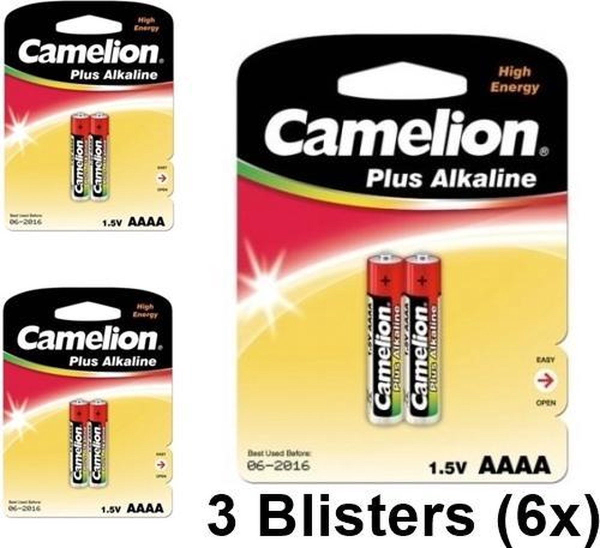 Camelion Plus AAAA MX2500 E96 LR8D425 MN2500 - 6 Stuks (3 Blisters a 2st)