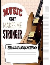 6 String Guitar Tab Notebook