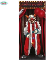 Deurdeco Clown Enter if you dare 150 x 75 cm