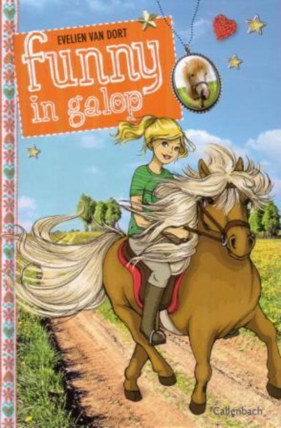 Cover van het boek 'Funny in galop' van E van Dort