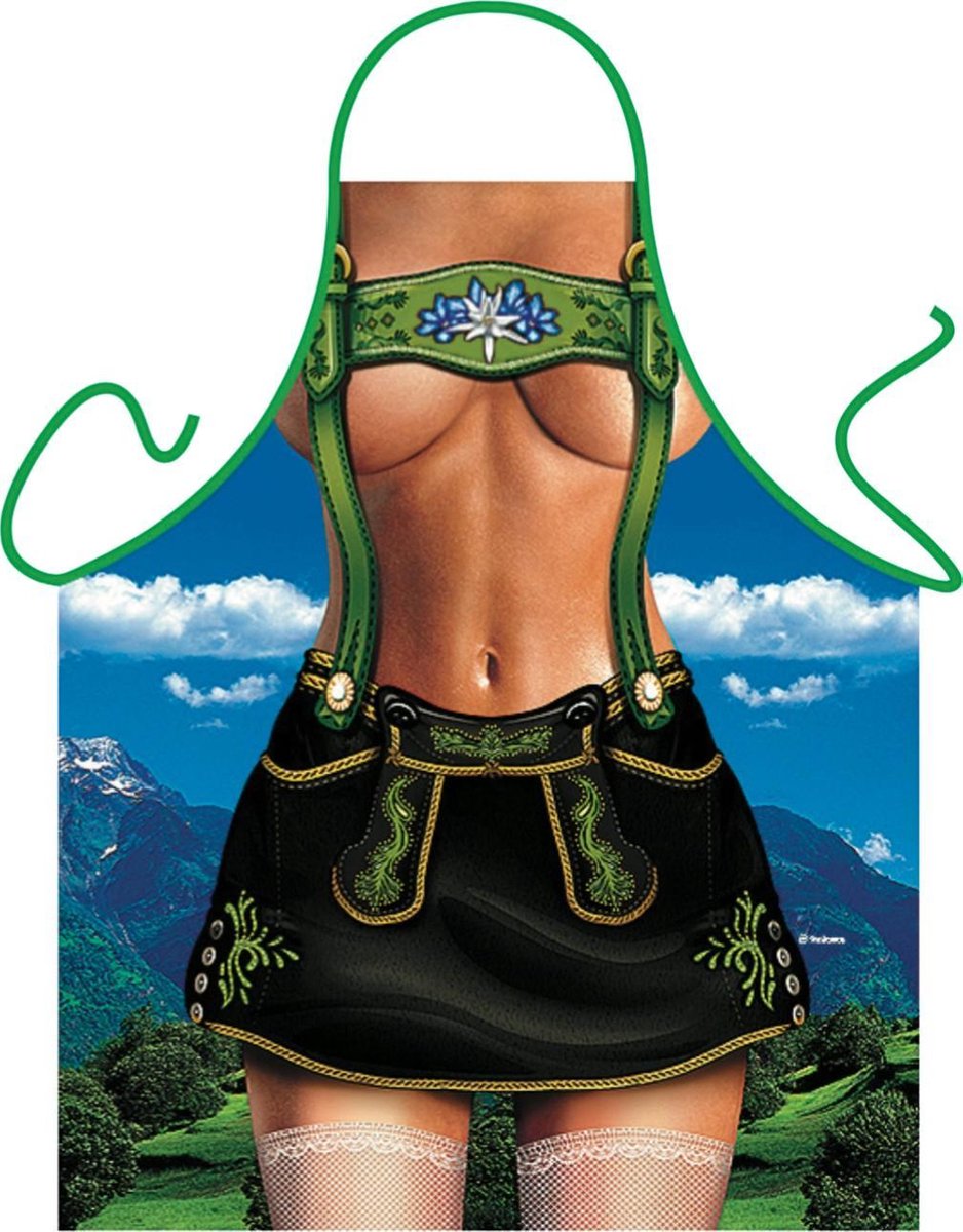 Benza Schort Keukenschort ,Tirol, Tiroler, Sexy, Mooi - Alpen Girl
