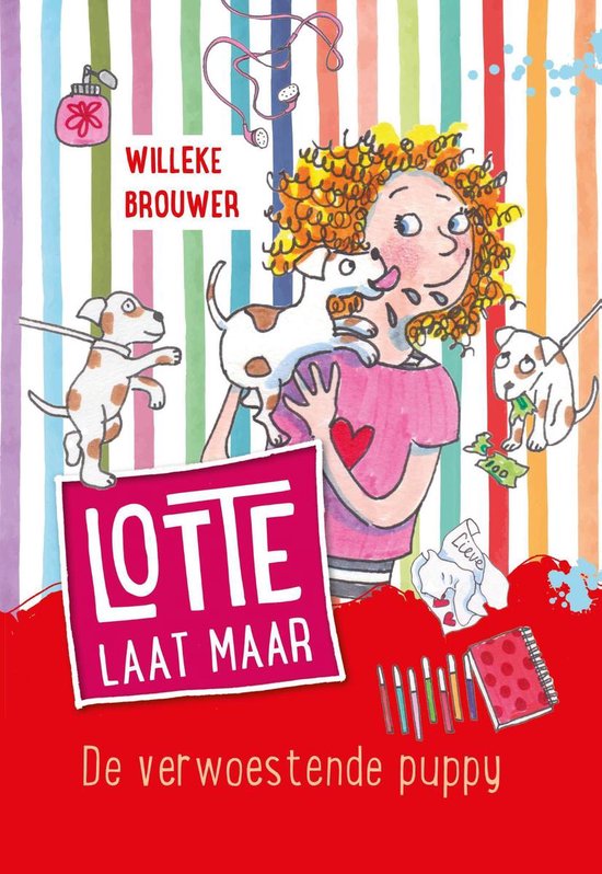Lotte laat maar 1 - De verwoestende puppy - cover