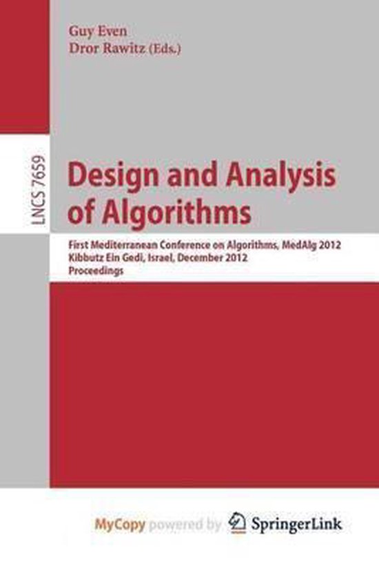 Design and Analysis of Algorithms | 9783642348631 | Boeken | bol.com