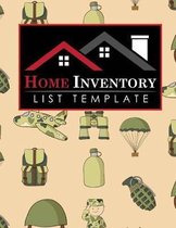 Home Inventory List Template