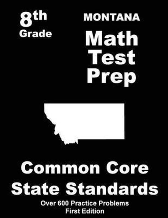 Montana 8th Grade Math Test Prep - cover