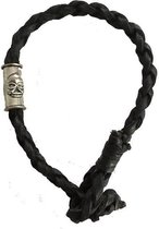 Lederen Armbanden - Skull - Zwart