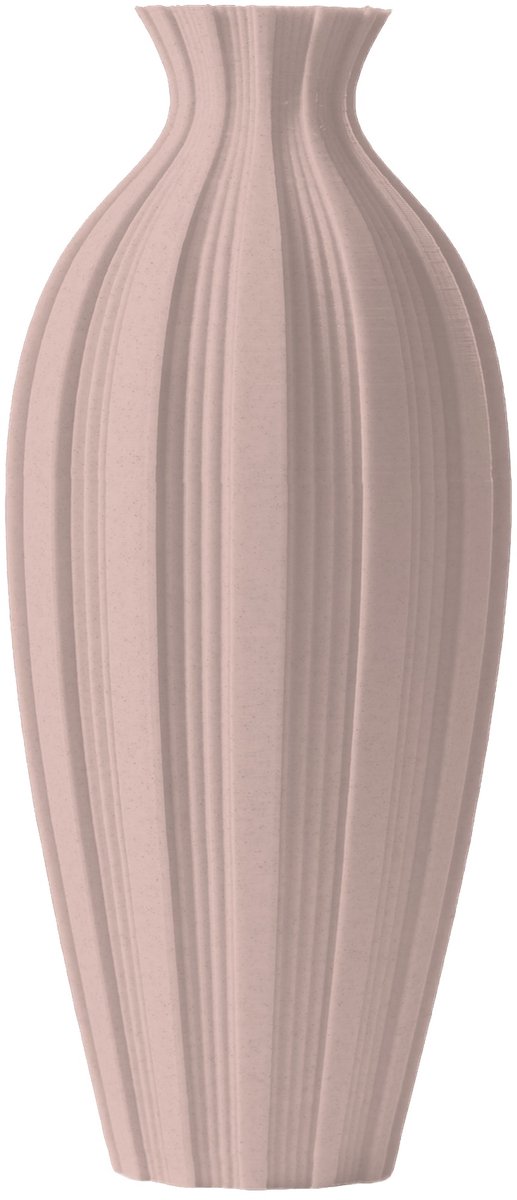 Layvo Soren Vaas - Bloesem - 25 cm - droogbloemen vaas - japandi - gerecycled plastic