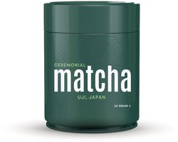 Munch Ceremonial Matcha | Matcha Poeder Ceremonial Grade A+ uit Uji Japan | Groene Thee Poeder voor Matcha Latte, Smoothies & Bakken | 100% Natuurlijk & Vegan | 30 gram in bewaarpotje
