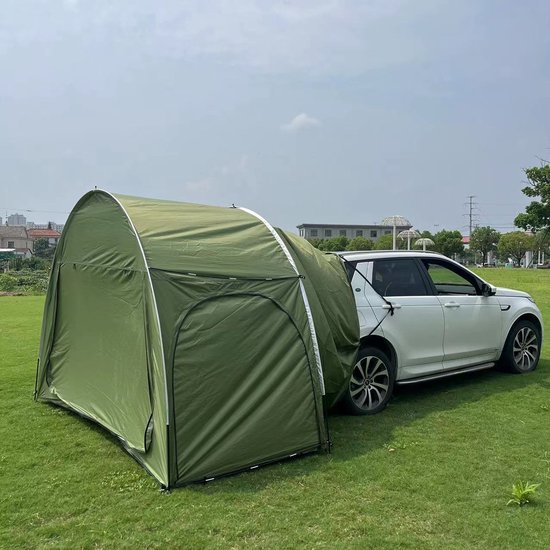 Boogvormige achterklep tent, SUV kampeertent met PU en zilvercoating, waterdicht 2000-3000mm — afbeelding 3