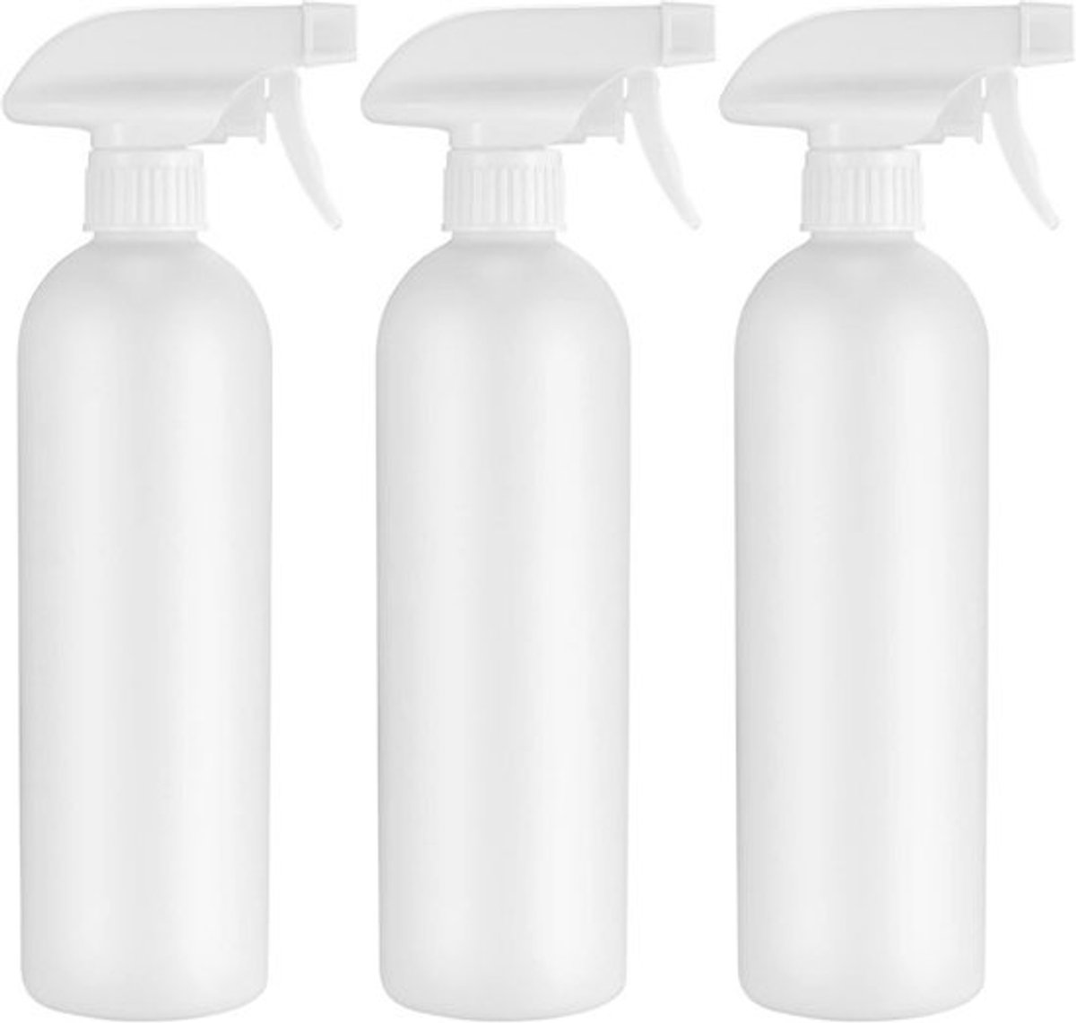 Set van 3 multifunctionele spuitflessen 500ml - voor huis, tuin, reiniging en bewatering