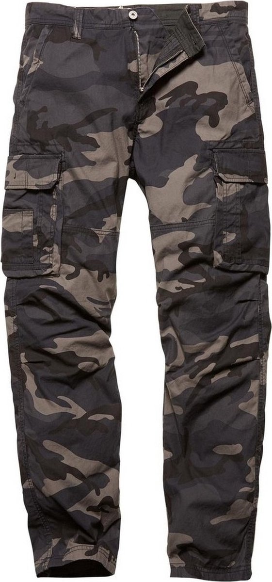 Vintage Industries Reef Pants Outdoorbroek Heren Dark Camo
