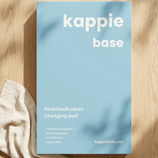 kappie base - aankleedkussen - verschoonkussen - EVA-foam - zacht & stevig - geen hoes nodig - makkelijk te reinigen - mistgrijs — afbeelding 5