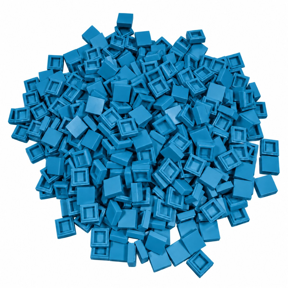 400 Bouwstenen 1x1 tile | Hemelsblauw | Compatibel met Lego Classic | Keuze uit vele kleuren | SmallBricks