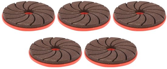 Set van 5 Geïntegreerde Schurende Hoekmolen Schijven van 100 Grit voor Efficiënt Slijpen van Metaal en Kunststof, Hoge Hardheid en Duurzaamheid — afbeelding 4