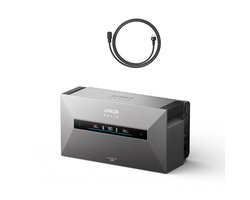Anker SOLIX Solarbank Max AC - 7kWh plug-and-play thuisbatterij - 3500W vermogen - 10.000 cycli - 5 minuten installatie - met omvormer - Plug & Play - alles-in-één ontwerp Image
