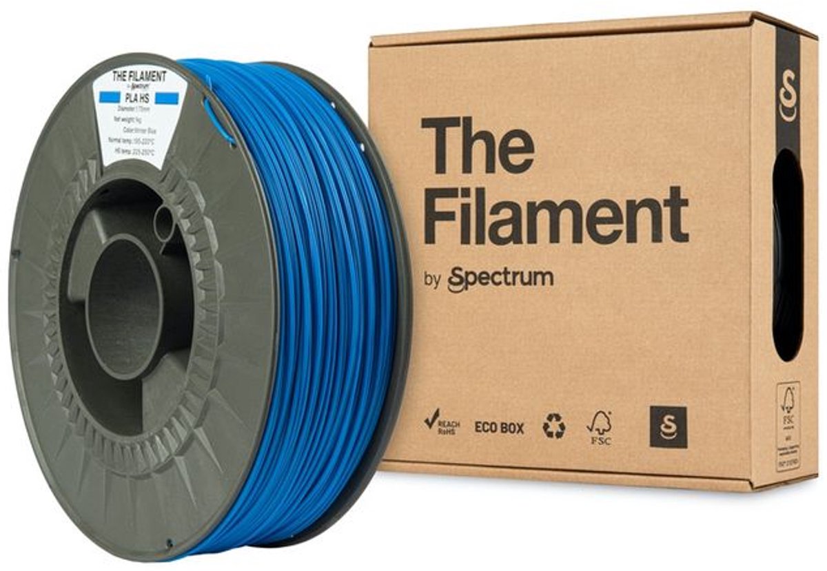 Spectrum Filaments The Filament by Spectrum PLA HS winter Blauw 1 kg Filament