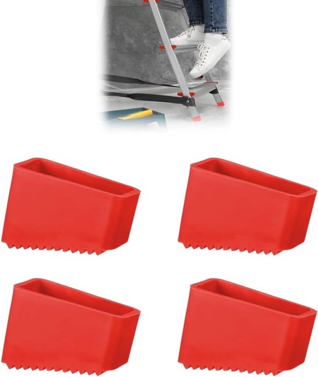 Solidchoice - 4 stuks antislipladdervoeten voor veiligheid