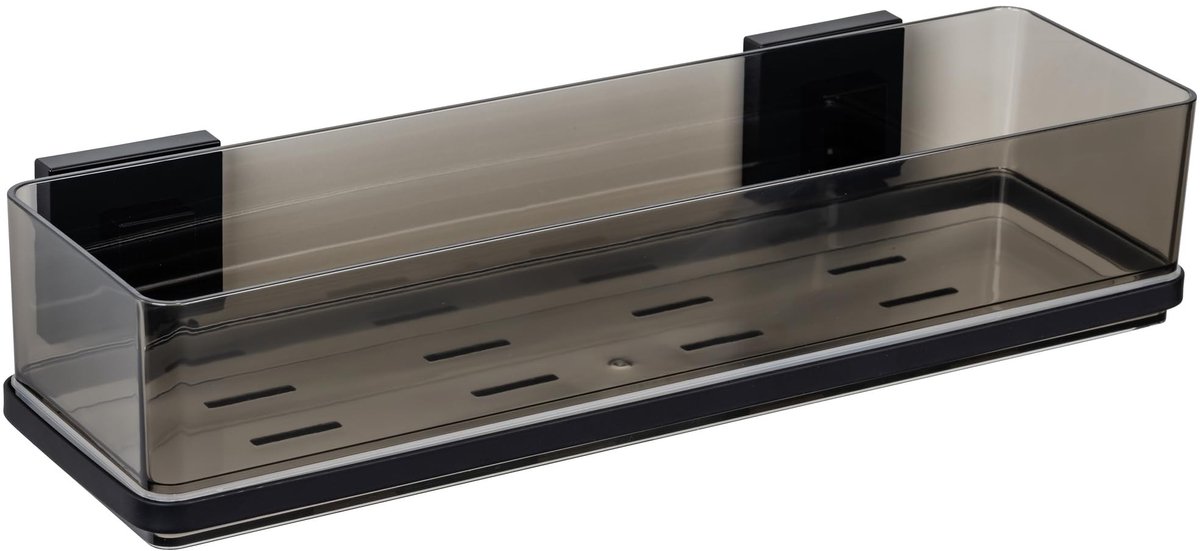 Badkamerplank met Vacuum-Loc Bevestiging, Zwart
