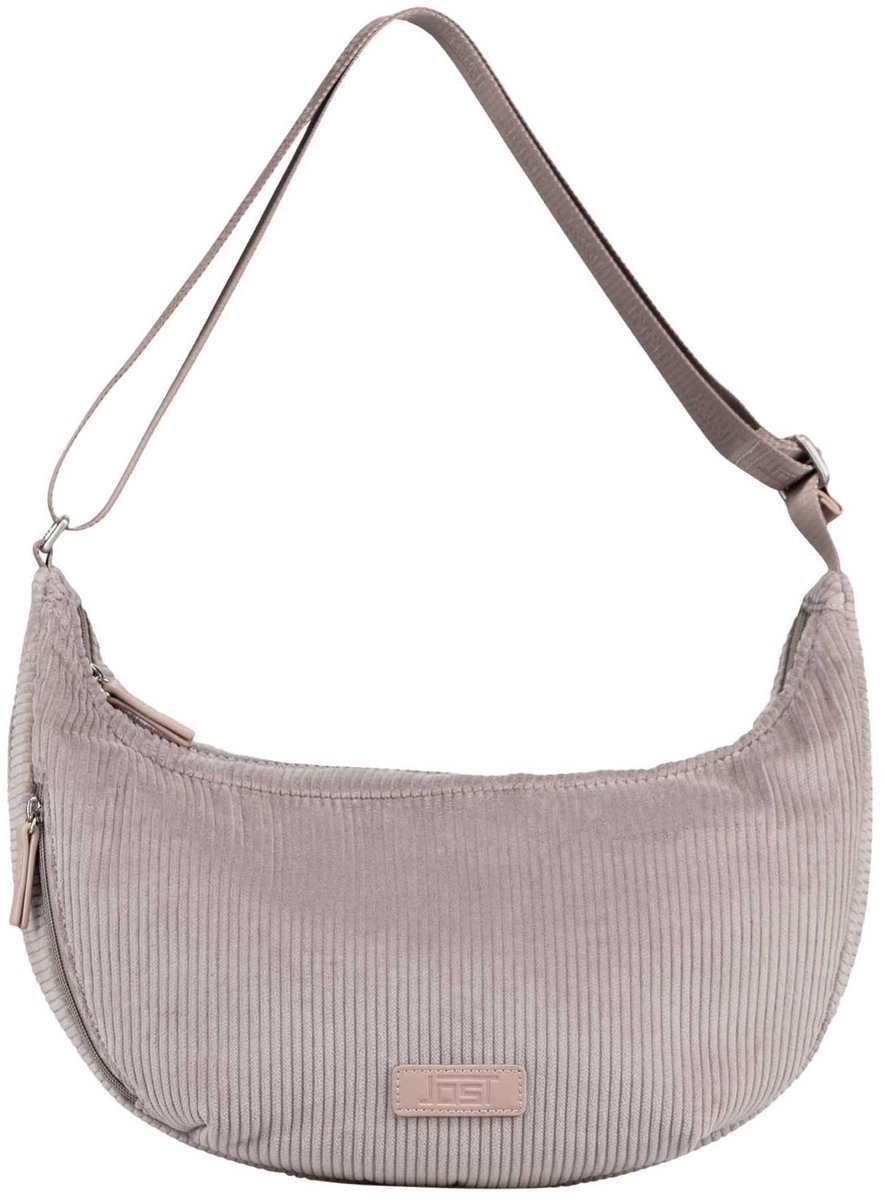 JOST schoudertas Cord Crossover Bag Stone Taupe