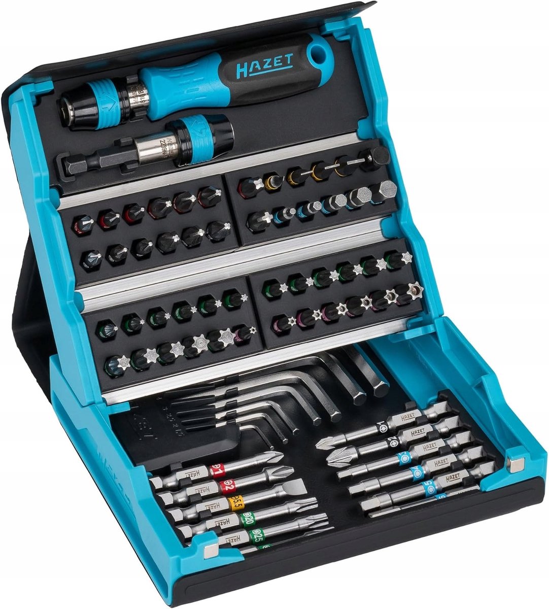 69-delige Bitset met Magnetische Koffer - Universele 1/4" Zeskant