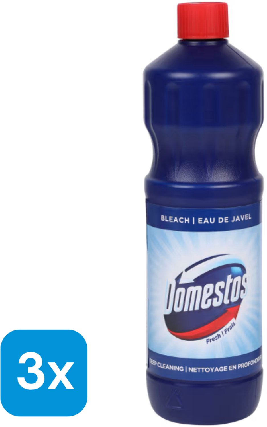 3x Domestos bleekmiddel 1250 ml