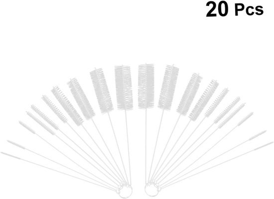 3 Sets Autodetailborstels Auto-accessoires Reinigingsborstelset Afwasborstelset Autodetailborstelset (20 Stuks*3) — afbeelding 3