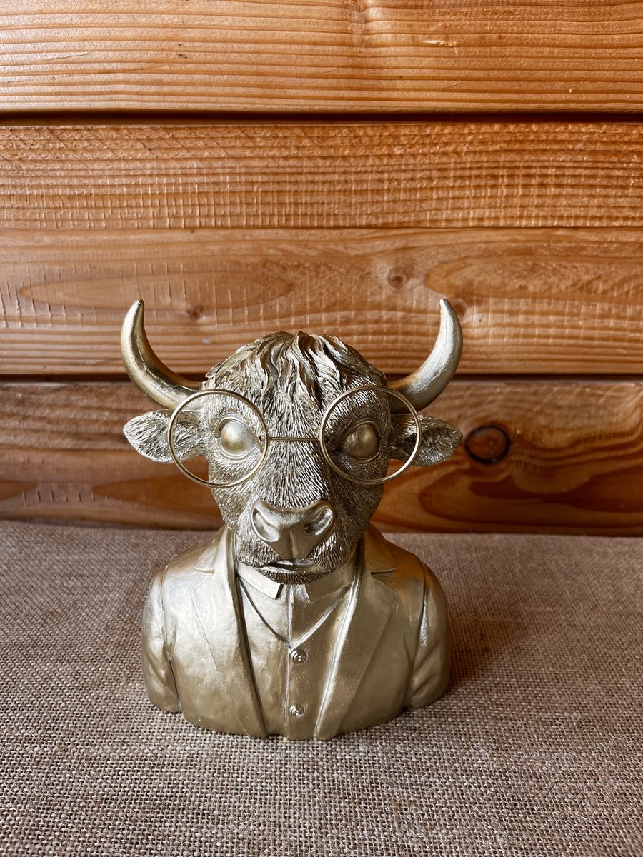 Gifts Amsterdam Beeld, sculptuur Hooglander, goud