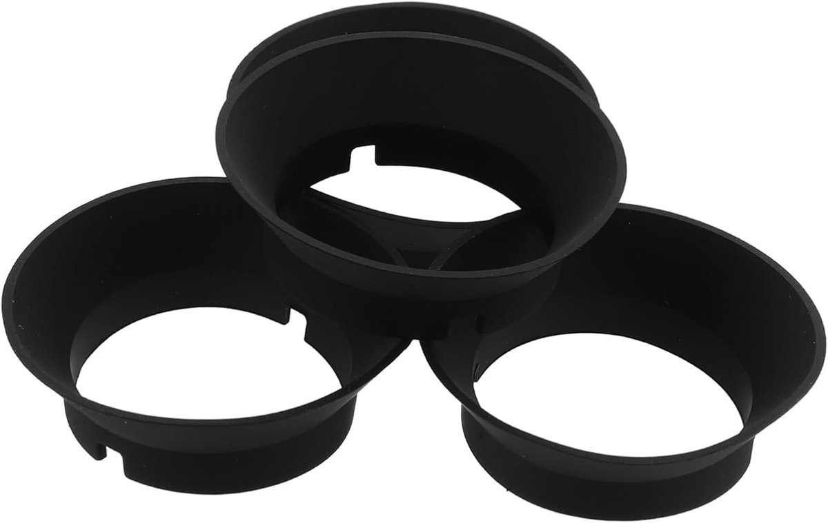 4 Stuks Delige Rubberen Koffiemolen Afdichtring Vervangende Gasket voor Elektrische Conische Molens Compatibel met Baratza Virtuoso Voorkomt Lekken Behoudt Verse Koffiearoma