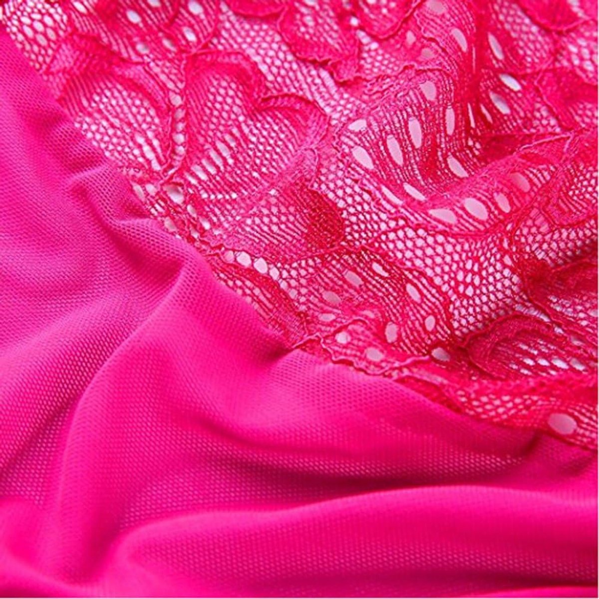 Lingerieset kant satijn babydoll transparant grote maat dames negligé bloemen fijne nacht zachte vrouwelijke stijl A178
