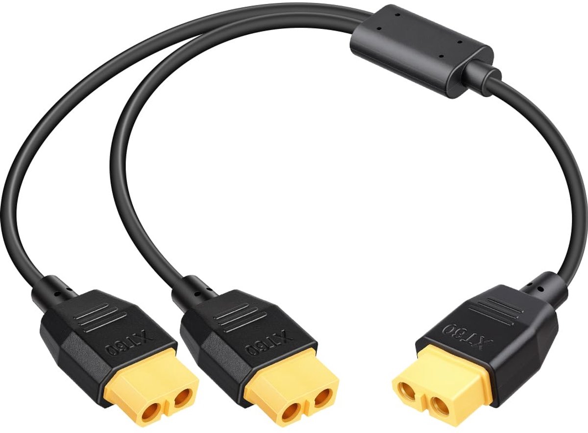 30 cm 20AWG XT60 splitterkabel, bus naar 2 bussen