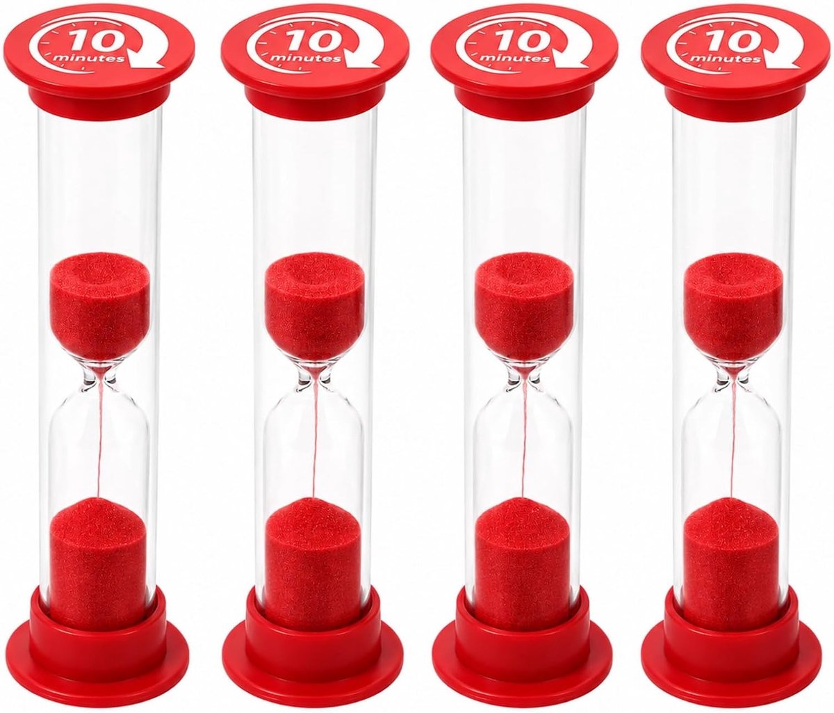 4 Stuks, Compacte Timer met Ronde Dop