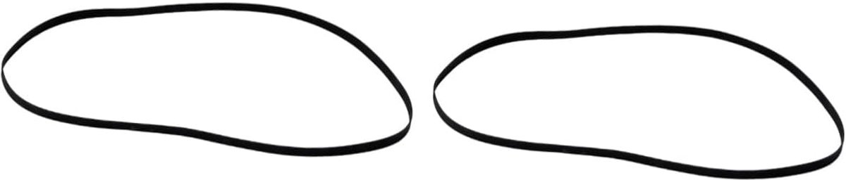 Jojofuny 2 Stuks 40cm Rubberen Draaitafel Riem Vervangingsriem Voor Platenspeler