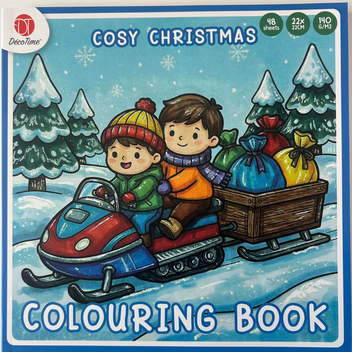 Decotime Cozy Christmas - Cozy Coloring Book - Kleurboek Voor Volwassenen - 48 pagina's - Cozy Kleurboek - Cozy Paris - Cozy Coloring - Cozy Europe - Cozy Christmas Coloring - Little Corner - Cozy Friends - Herfst - Cozy Japan - Cozy Coloring Boek
