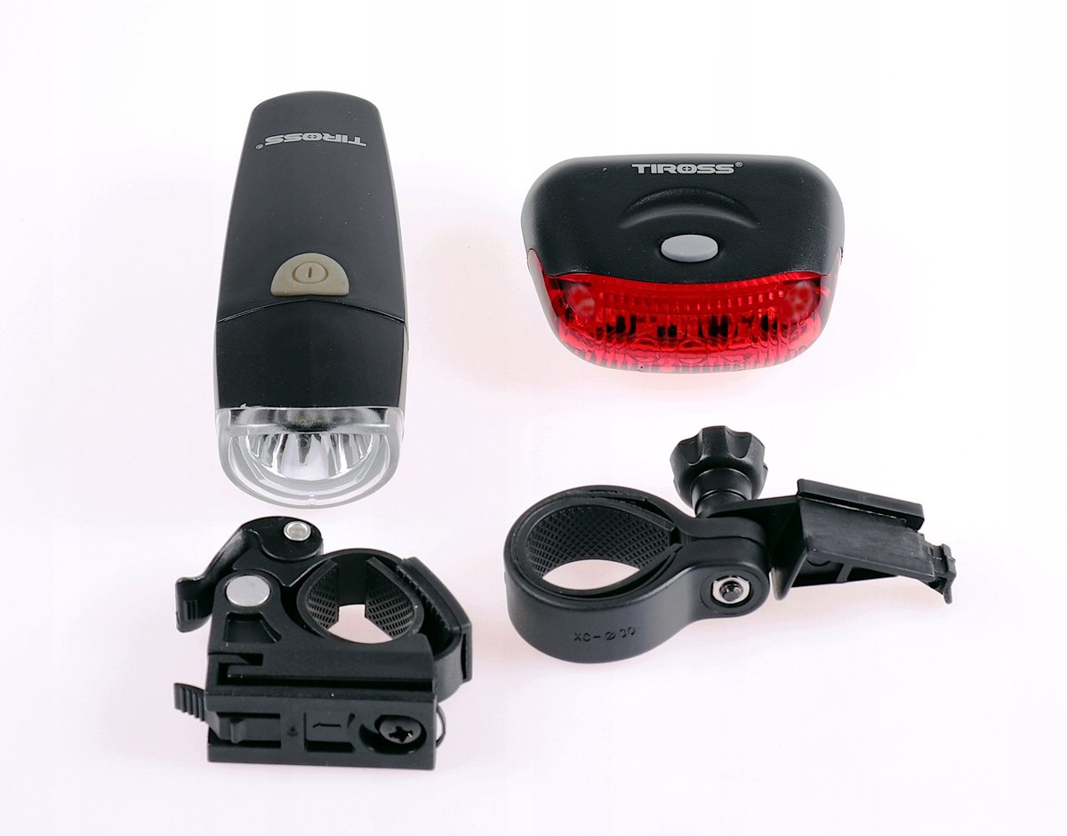 Fietsverlichting Set: Voor & Achter, Wit & Rood LED