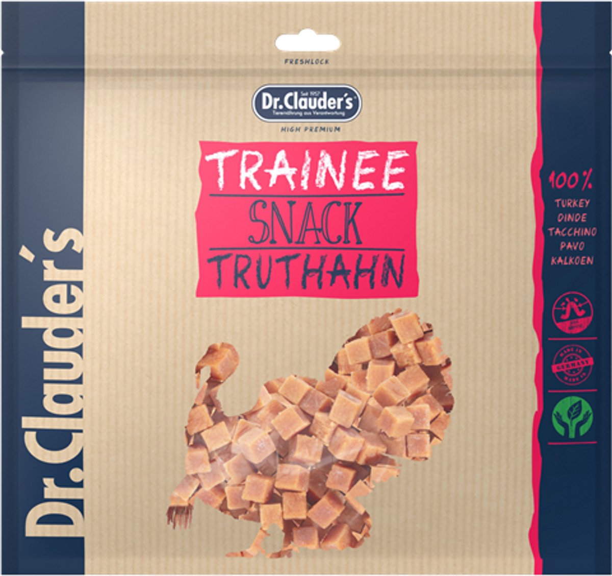 Dr Clauder's Hondensnack Trainee 500g - Kalkoenvlees