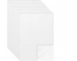 10 stuks A4 in water oplosbaar borduurvlies - oplosbaar borduurpapier - Borduren op kleding en accessoires - afdrukken of tekenen - voor machinaal borduurwerk en handnaaien