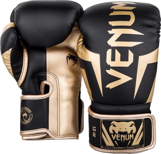 Gants de boxe Venum Elite Evo noir / bronze > Livraison Gratuite