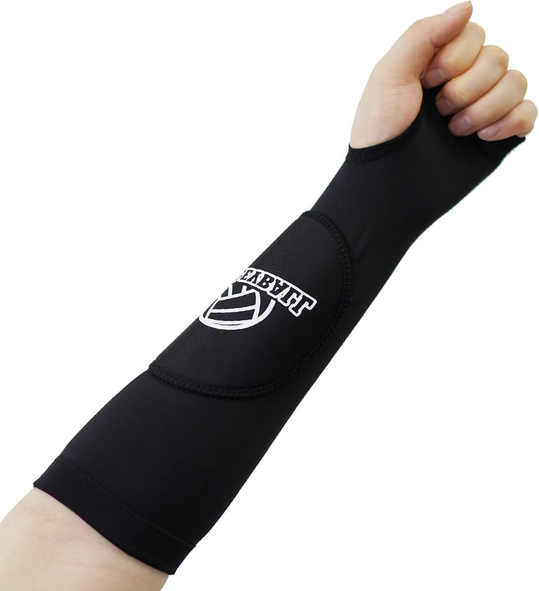 Arm Guard voor Volleybal, Zwart, Ondersteuning voor Onderarmen tijdens Volleybal Sportactiviteiten