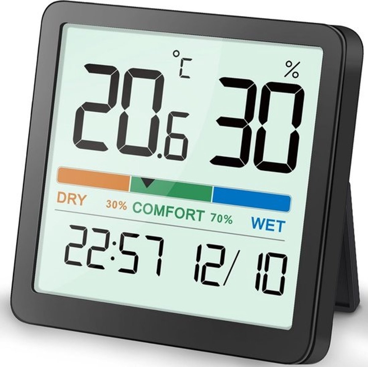 Hygrometer - Weerstation Binnen en Buiten - Weerstations - Luchtvochtigheidsmeter - Sensor