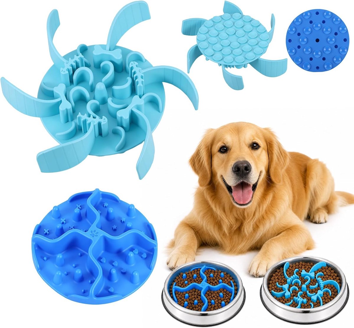 Antischrokbak voor honden, 2 stuks