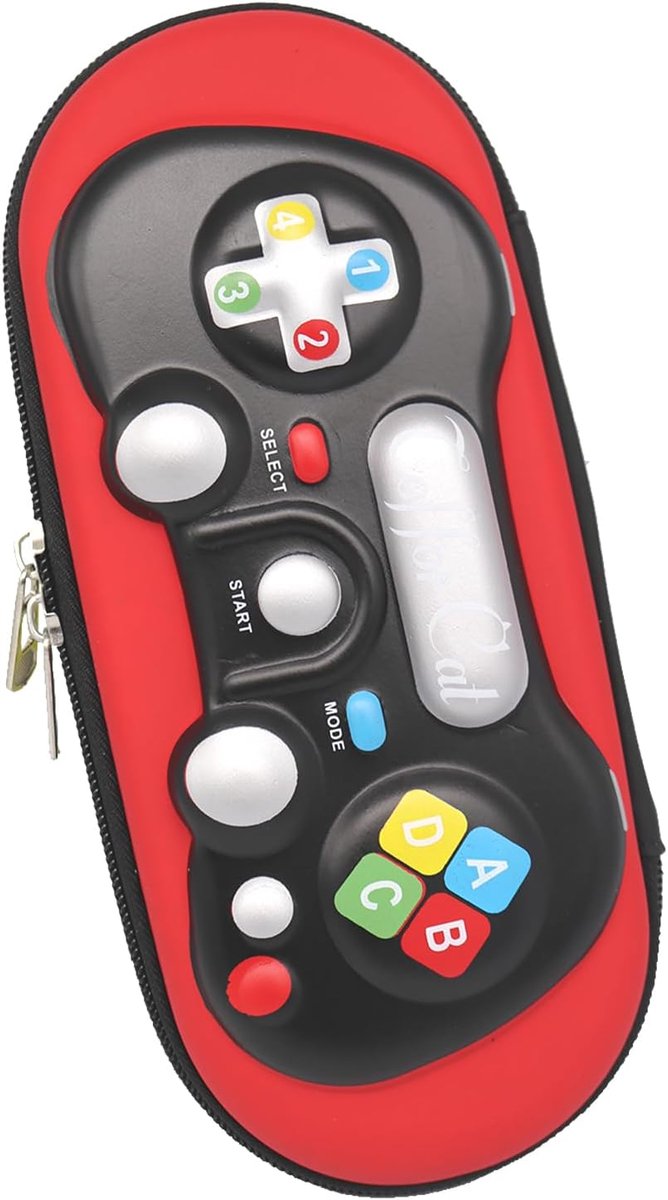 Game Pencil Case, Grote Capaciteit Zip Pencil Case, Jongens en Meisjes School ab Cadeau, Kantoorbenodigdheden Tas Spel Gift, Game Party