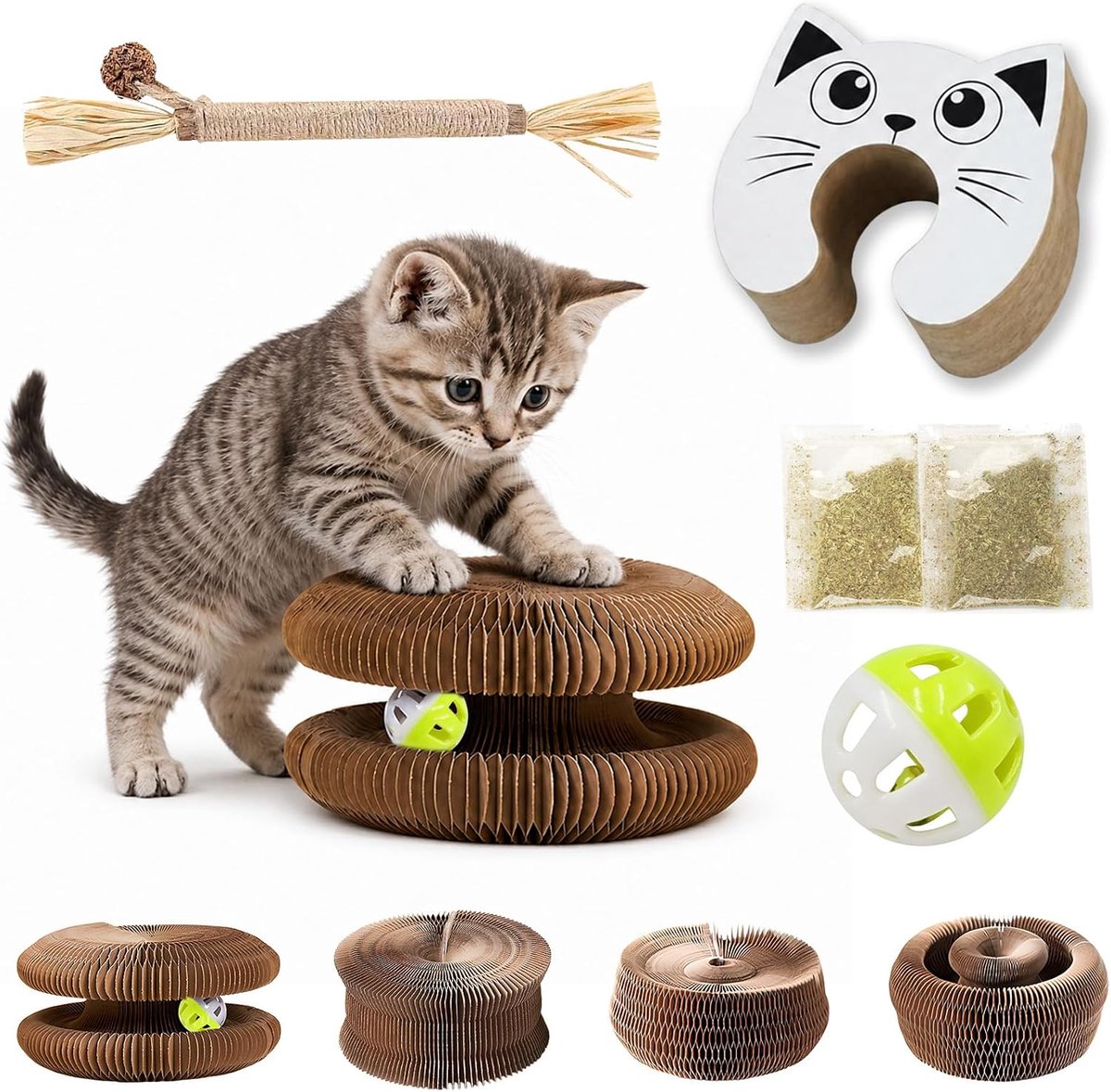 Orgel kattenkrabplank, 5 PCS, krabplank kat